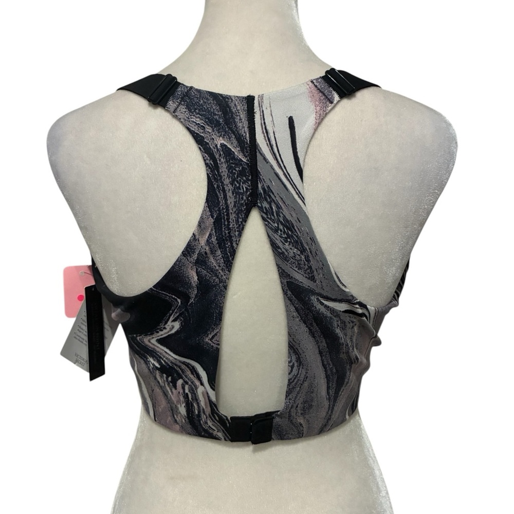 Victoria's Secret Incredible On Point Sports Bra Black Pink White BRAND NEW